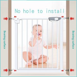 Baby Gate, Dog Gate for Doorways and Stairs, 75cm-164cm - Image 9