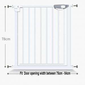 Baby Gate, Dog Gate for Doorways and Stairs, 75cm-164cm - Image 3