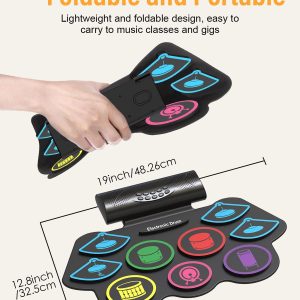 Electronic Drum Set, 9 Pad Practice Drums - Image 2