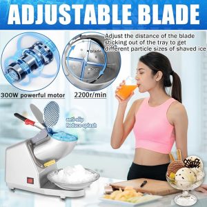 Ice Shaver Machine ,Four-blade Ice Shredder - Image 3