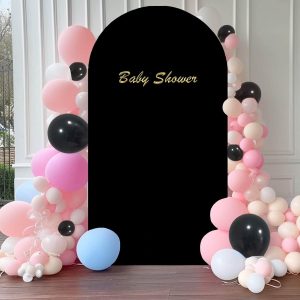Black Arch Cover Spandex Arch Backdrop Cover 5/6/6.6/7.2FT - Image 6