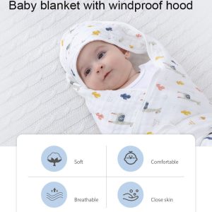 Baby Swaddle Blanket Unisex Swaddles Wrap - Image 5
