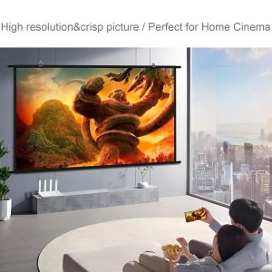 Projection Screen – Retractable Projector Screen 60"-120" - Image 7
