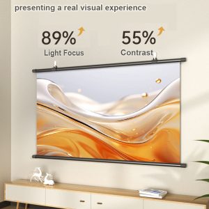 Projection Screen – Retractable Projector Screen 60"-120" - Image 4