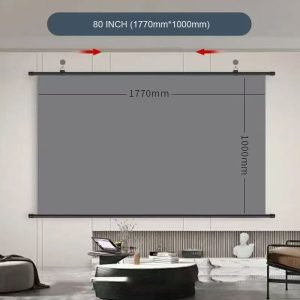 Projection Screen – Retractable Projector Screen 60"-120" - Image 10