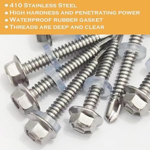 Self-drilling screws with washers, Self Tapping Screws For Polycarbonate Sheets - Image 8