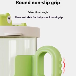 300ml, toddler water cup with straw,baby sippy cup with handle - Image 5