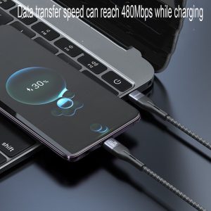 USB C to USB C Cable 4FT, 60W USB C Cable Type C Cord for iPhone - Image 3