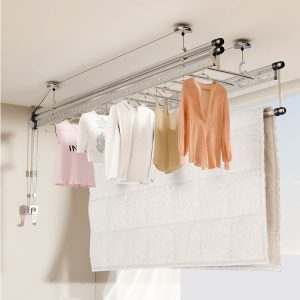 Aluminum Alloy Ceiling  Mounted Lifting Drying Rack, Hanging Pulley Airer , Ceiling mounted drying rack - Image 6