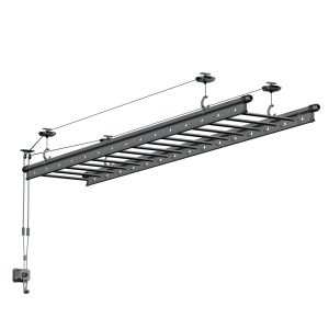 Aluminum Alloy Ceiling  Mounted Lifting Drying Rack, Hanging Pulley Airer , Ceiling mounted drying rack - Image 1