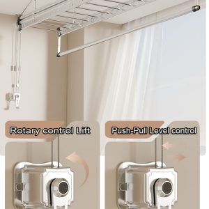 Aluminum Alloy Ceiling  Mounted Lifting Drying Rack, Hanging Pulley Airer , Ceiling mounted drying rack - Image 2