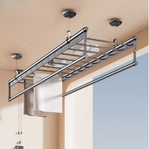 Aluminum Alloy Ceiling  Mounted Lifting Drying Rack, Hanging Pulley Airer , Ceiling mounted drying rack - Image 7