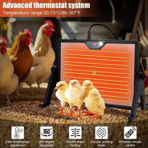 Chicken Coop Heater，Chick Brooder Heating Plate Warmer  for 50 chicks - Image 2
