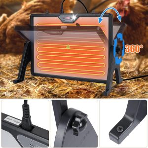 Chicken Coop Heater，Chick Brooder Heating Plate Warmer  for 50 chicks - Image 6