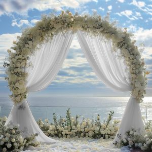 Wedding Arch Curtain Drapery Backdrop Decorations 10m - Image 3