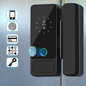 Smart Glass Door Locks, Biometric Fingerprint  Glass Gate Locks - Image 10