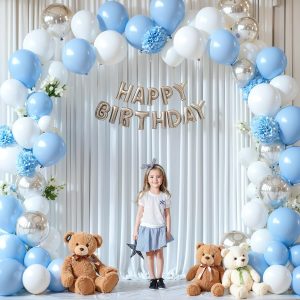 Backdrop Curtain for Wedding Parties 3x3m White ,black - Image 3