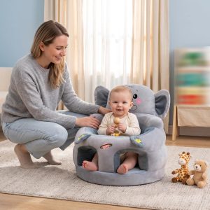 Baby Support Seat Sofa Chair for Sitting Up, Newborn Lounger Soft Infant Seats Armchair - Image 7