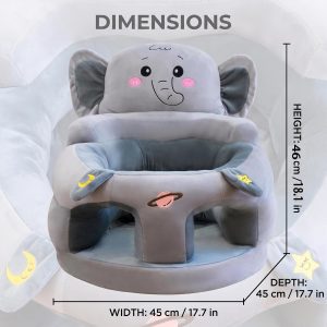 Baby Support Seat Sofa Chair for Sitting Up, Newborn Lounger Soft Infant Seats Armchair - Image 4