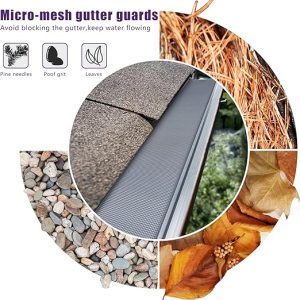 Stainless Steel Gutter Guard Strip, Gutter Guard Protecto - Image 5