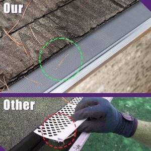 Stainless Steel Gutter Guard Strip, Gutter Guard Protecto - Image 6