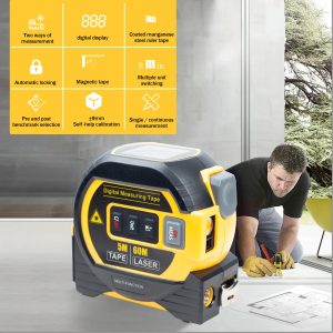 3 In 1 Digital Measuring Tape Laser(40/60m) - Image 4