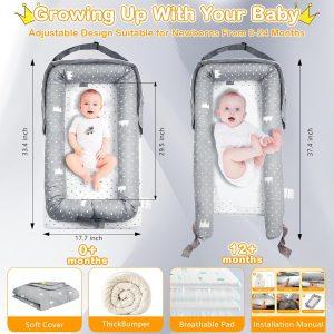 Baby Lounger for Newborn 0-12 Months - Image 7