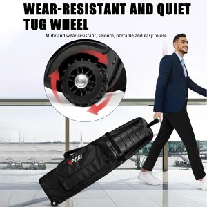 PGM Golf Travel Bags for Airlines with Wheels Golf Clubs Hard Case Foldable - Image 4