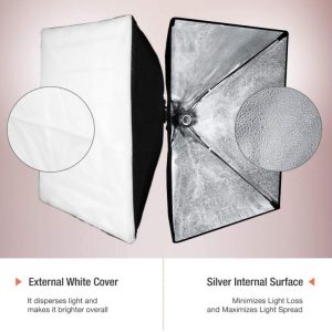 Softbox Lighting Kit Professional Photography Light Studio Kits, Floor Lamp 105W - Image 9