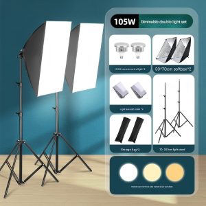 Softbox Lighting Kit Professional Photography Light Studio Kits, Floor Lamp 105W - Image 10