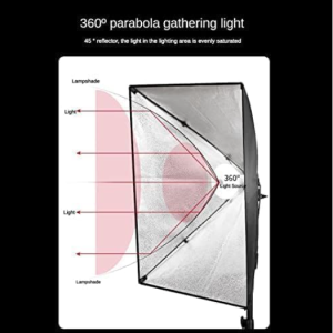 Softbox Lighting Kit Professional Photography Light Studio Kits, Floor Lamp 105W - Image 8