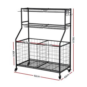 Garage Sports Equipment Organizer,Ball Storage Rack Sports Equipment  Organizer - Image 5