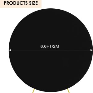 Round Backdrop Cover 6.6FT/ 7.2FT - Image 3