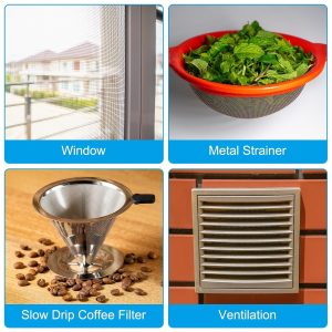 8 Mesh 304 Stainless Steel Wire Mesh Screen 40inch Wide,  Length Cut To Size - Image 5