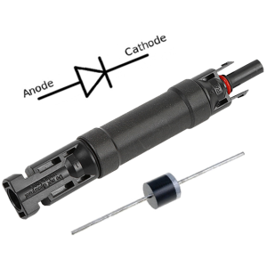 Solar Panel Diode, PV Cable Connector Built in Diode Anti-backflow - Image 4