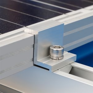 Solar Panel End Clamp, Aluminum 35mm Solar Panel Brackets 10pcs - Image 4