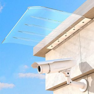 Polycarbonate Window Door Awning Spliced Canopy Transparent Outdoor Awning  40 x50-200cm - Image 1