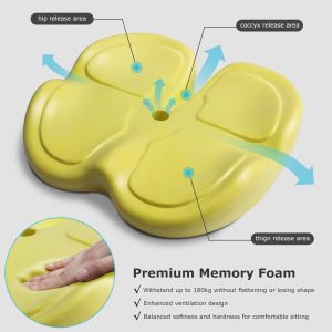 Seat Cushion for Back and Tailbone Support – U-Shaped Chair Cushion - Image 4