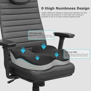 Seat Cushion for Back and Tailbone Support – U-Shaped Chair Cushion - Image 7