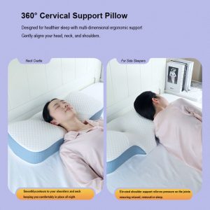 Cervical Neck Pillow - Ergonomic Memory Foam Pillow - Image 6