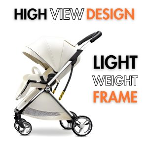 Infant Newborn Pram Stroller with Reversible Seat - Image 12