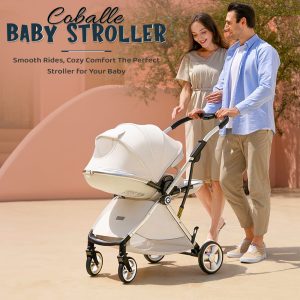 Infant Newborn Pram Stroller with Reversible Seat - Image 6