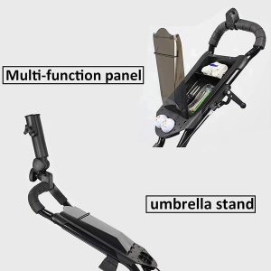 4 Wheel Golf Trundler – 4 Wheel Golf Push Cart Lightweight - Image 5
