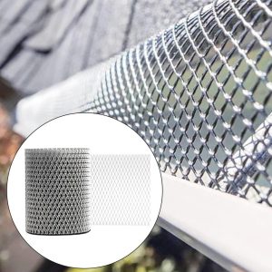Roof gutter, Aluminium mesh,Aluminum alloy rain gutter protective cover  15x600cm - Image 2