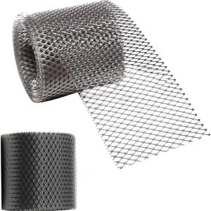 Roof gutter, Aluminium mesh,Aluminum alloy rain gutter protective cover  15x600cm - Image 1