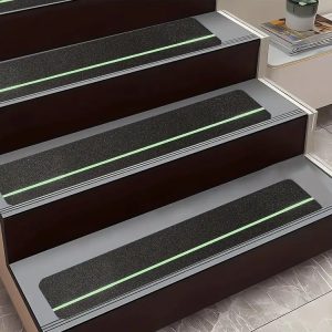 Stair Tape with Glow,Non-Slip Grip Tape Glow in The Dark Traction Tapes for Stair Indoor & Outdoor - Image 1