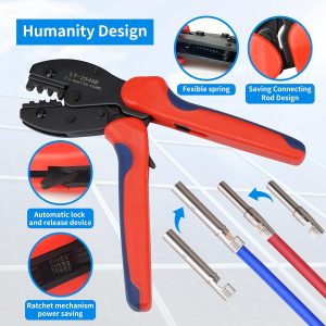 MC4 Solar Crimping Tool Wire Crimper , Crimping Tool for AWG26-10 2.5/4/6 mm² - Image 4