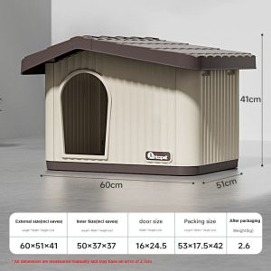 Waterproof Outdoor Cat House, Small Dog House - Image 6