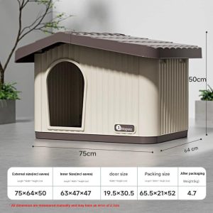 Waterproof Outdoor Cat House, Small Dog House - Image 7