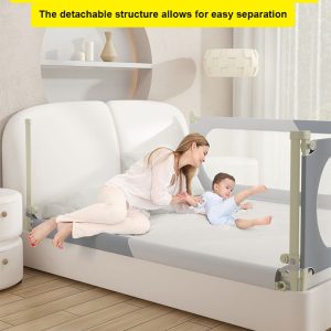 Bed Rails for Queen Size Bed, Drill-Free Bed rail Guard For Baby - Image 3